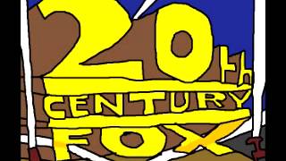 20th Century Fox MS Paint Logo with 1953 Fanfare [upl. by Enom]