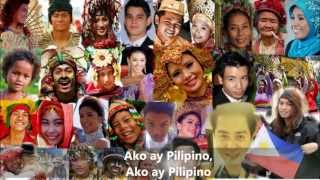 AKO AY PILIPINO  Kuh Ledesma with lyrics [upl. by Ahsiad]