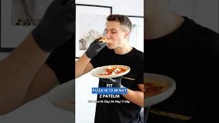 Fit pizza z patelni w 10 minut Przepis domowy  tiktok reels shorts [upl. by Delanie]