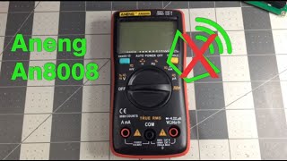 TTE 42  Shutting Up The Aneng AN8008 Multimeter [upl. by Airehtfele20]