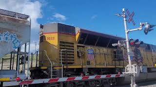 CP 8023 empty grain train at tobiano bc kamloops lake [upl. by Einiar561]