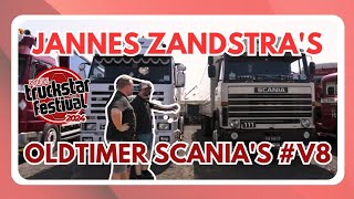 Truckstar Festival 2024  Jannes Zandstras Scania Oldtimers  Interview amp Camper Trailer Tour v8 [upl. by Assyla]