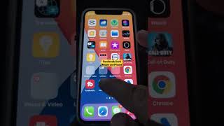 How to turn on Facebook Dark Mode on iPhone iphone [upl. by Alanah]