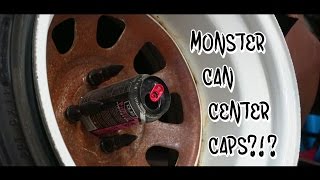 HOW TO MONSTER CAN CENTER CAPS [upl. by Suivatna]