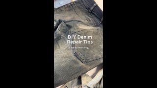 DIY Denim Repair Tips [upl. by Ruffi]