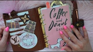 LV AGENDA MM FLIPTHROUGH amp UPDATE  USING A PLANNER AS A WALLET [upl. by Willetta]