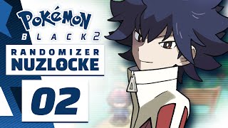 RIVAL TOO STRUNK  Pokemon Black 2 Randomizer Nuzlocke  Part 2 [upl. by Prosperus]