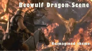 Beowulf Dragon Scene Reimagined music theme [upl. by Nyllij]