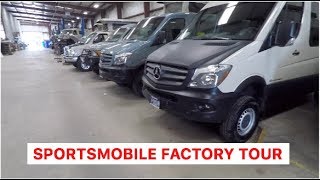 Sportsmobile factory tour  4x4 camper vans  overland adventure vehicles [upl. by Mason]