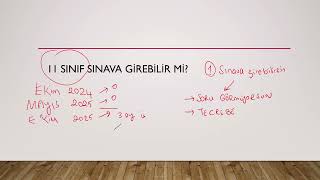 11 SINIF SINAVA GİREBİLİR MİYİM [upl. by Ruperto]