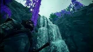 Ghost of Tshushima waterfall jump ghostoftsushima waterfall jump ps5 [upl. by Sahpec]