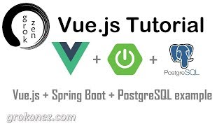 Spring Boot  Vuejs example  Spring Data JPA  REST  PostgreSQL CRUD Demo [upl. by Nuri849]