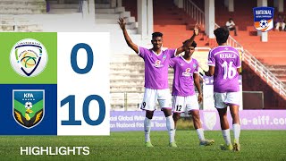 MATCH 4  LAKSHADWEEP VS KERALA  HIGHLIGHTS  GROUP H  78TH EDITION SANTOSH TROPHY [upl. by Dempsey]