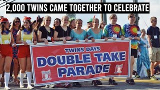 Twins Days Festival Held In Twinsburg Ohio 2023 [upl. by Odnomra]