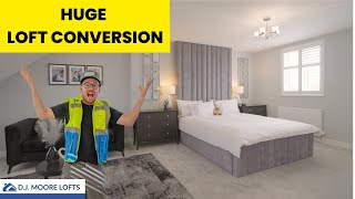 HUGE Finished Loft Conversion  5 x 8 Metre Bedroom [upl. by Erdnad]