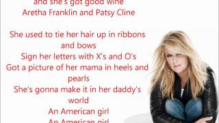 Trisha Yearwood  American Girl Xs and Os Lyrics [upl. by Neelyaj321]