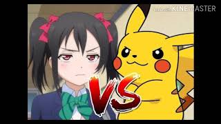 Nico Nico nii Vs Pikachu [upl. by Ilecara]