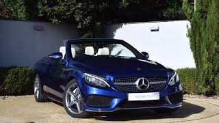 MercedesBenz C Class C200 AMG Line Premium Plus Cabriolet offered by Norman Motors Dorset [upl. by Eberhart]