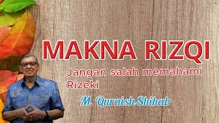 M QURAISH SHIHAB  MAKNA REZEKI  JANGAN SALAH PAHAM  NASIHAT JUGA REZEKI [upl. by Hester660]