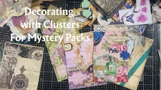 Decorating with Clusters for Mystery Junk Journal Packs [upl. by Morville503]