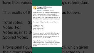 Watergrasshill Local Referendum Result 🇮🇪🤝🔥 [upl. by Hadsall439]