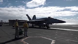 10 Minutes of Aircraft Carrier Operations  USS Ronald Reagan [upl. by Longtin945]