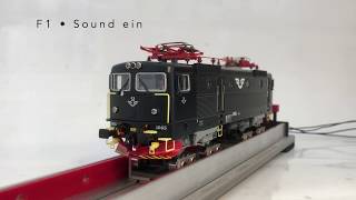 Elektrolokomotive ASEA Rc3 1065 der Statens Järnvägar SJ in H0 mit Sound  Roco 70452 [upl. by Reinke]