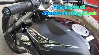 Yamaha FZS FI V2 New Yamaha Fzs v2 Dark Knight Attractive Dashing Look [upl. by Worra]