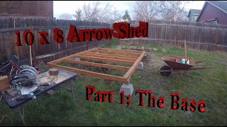 Building a 10x8 Shed part 1  Shop Time 12 [upl. by Rosenfeld]