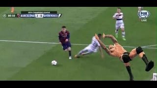 Boateng  Messi durante Barcellona  Bayern Cosa è successo nella semifinale di Champions League [upl. by Nrubyar]