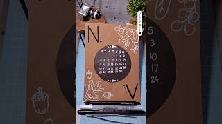 DIY  Calendar November 2024  🍁🥧🦃 novembercalendar diyideas aesthetic [upl. by Akibma]