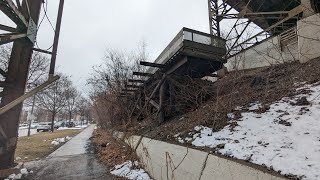 Abandoned Milwaukee Beerline Rail Line of the Milwaukee Chicago St Paul Railroad Co  Commerce St [upl. by Mckeon913]