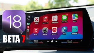 iOS 18 New Apple CarPlay Features BETA 7 [upl. by Gnoud190]