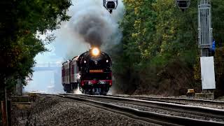 R761 40th anniversary run returning from Castlemaine passing Woodend2192024 [upl. by Otti]