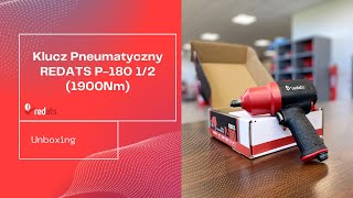 REDATS P180  Klucz Pneumatyczny Udarowy 1900Nm  Unboxing [upl. by Aniweta713]