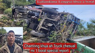 Chamring khua ah truck Accident MI 1 boral special report2412024 [upl. by Ecikram]