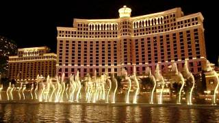 Las Vegas Bellagio Fountains Pink Panther Theme [upl. by Stanislaus]