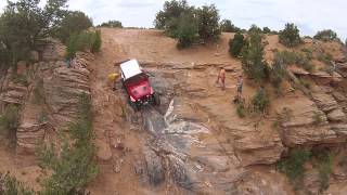 Jeeps on Upchuck and High Dive at Moab [upl. by Alesandrini]