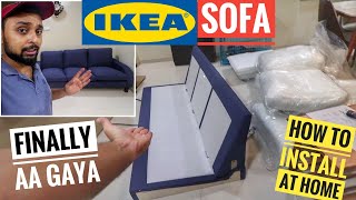 How To Easily Install IKEA Furniture At Home  Affordable Sofa Under 17000 Rs 🔥🔥 [upl. by Oibaf]