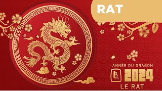 Horoscope chinois 2024  le signe du Rat astrologie 2024 année du Dragon de bois [upl. by Erde]