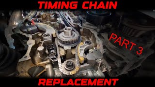 How to replace timing chain and setup engine timing 22ictdi N22A2  part3 [upl. by Elita]