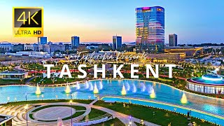 Tashkent City Uzbekistan 🇺🇿 in 4K ULTRA HD 60FPS Video by Drone [upl. by Nauqyaj]