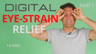 5 Tips and Eye Exercises for EYE STRAIN Relief [upl. by Bow127]