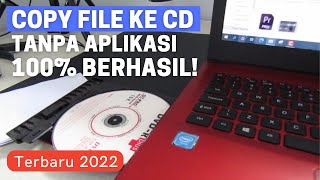 Cara burning CDDVD tanpa software 100 berhasil  Cara copy file ke CDDVD di windows 10 [upl. by Naz]