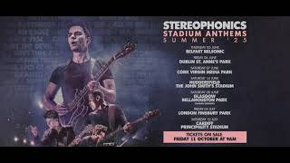 STEREOPHONICS UK TOUR 2025 [upl. by Niltiac]