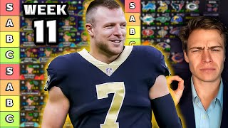 Week 11 Fantasy Football Rankings amp Tiers QB TE DST [upl. by Cence]