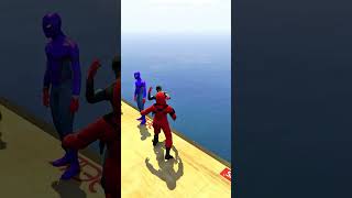 GTA 5 Epic Ragdoll  SpiderMan JumpsFails ep 50 shorts viral [upl. by Nnaeed919]