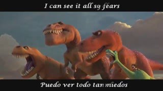 Crystals  Of Monsters And Men Lyrics ingesp The Good Dinosaur [upl. by Annasiul]