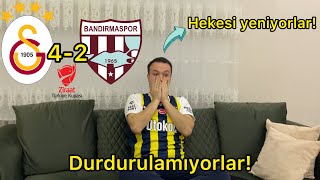 DURDURULAMIYORLAR FENERLİ GALATASARAY BANDIRMASPOR MAÇINI İZLERSE Galatasaray 42 Bandırmaspor [upl. by Tiemroth]