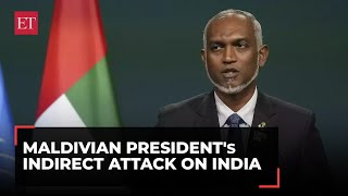 No one has a license to bully us Maldivian Presidents indirect attack on India after China visit [upl. by Attey]